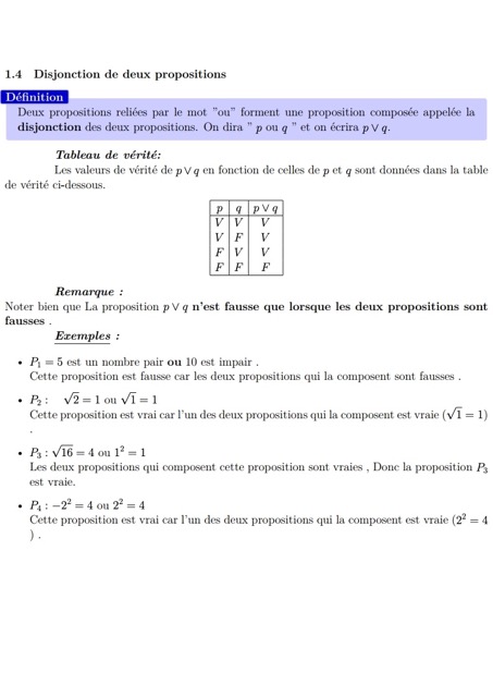 Notions de logiques : Cours complet – Image 4