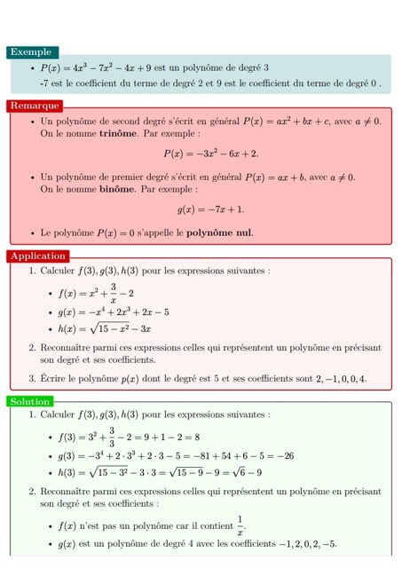 Les Polynômes : Cours complet – Image 3