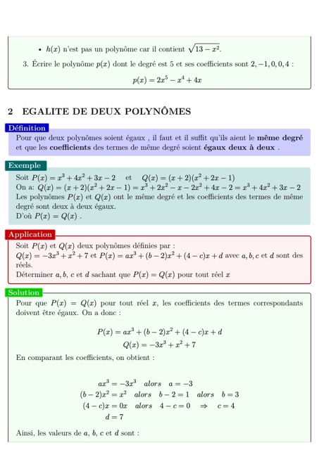 Les Polynômes : Cours complet – Image 4