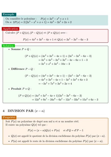 Les Polynômes : Cours complet – Image 6