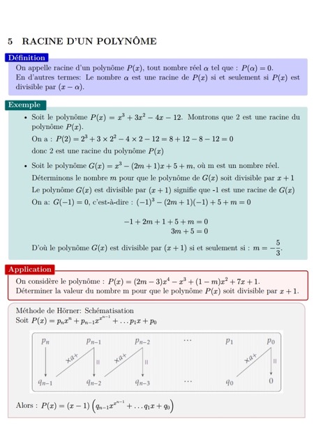 Les Polynômes : Cours complet – Image 8